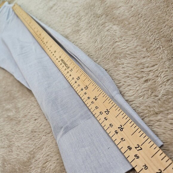 J. Lindeberg Shirt Slim Fit Mandarin Collar Light Blue Casual Men's Size M - Picture 6 of 10